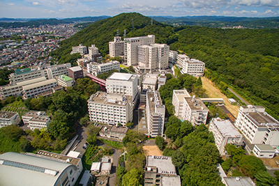 岡山キャンパス全景